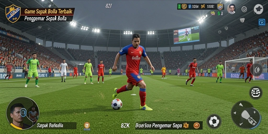 Tampilan gameplay <strong>8ZK</strong> yang seru menghadirkan momen menegangkan di lapangan.