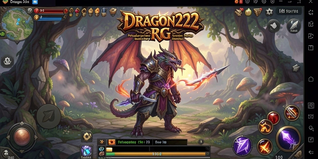 Tampilan gameplay menawan dari DRAGON222 dalam aksi RPG.