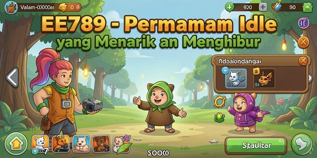 Tampilan gameplay menarik dari EE789 yang memikat pemain.