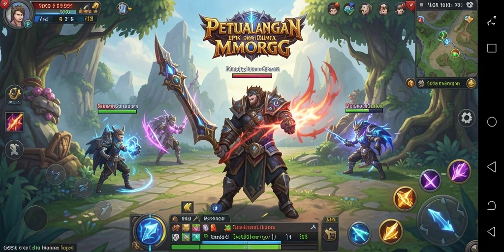 Gameplay G668 yang menakjubkan dalam dunia MMORPG.
