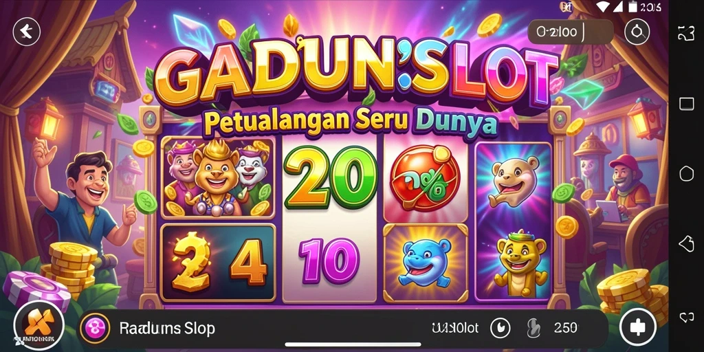 Gameplay seru GADUNSLOT dengan grafis menawan dan tantangan petualangan.