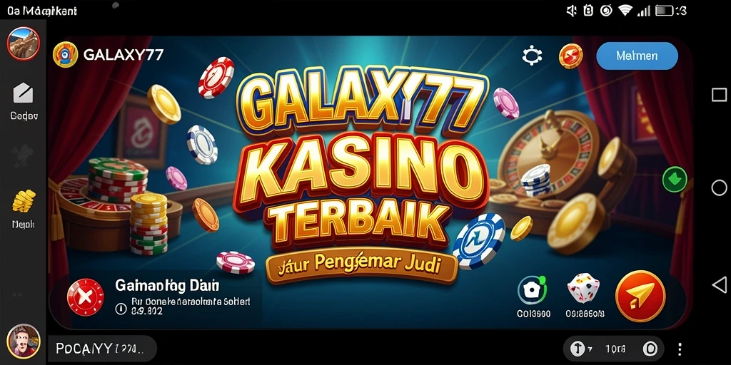 Screenshot gameplay Kasino yang menarik dan menyenangkan di GALAXY77.