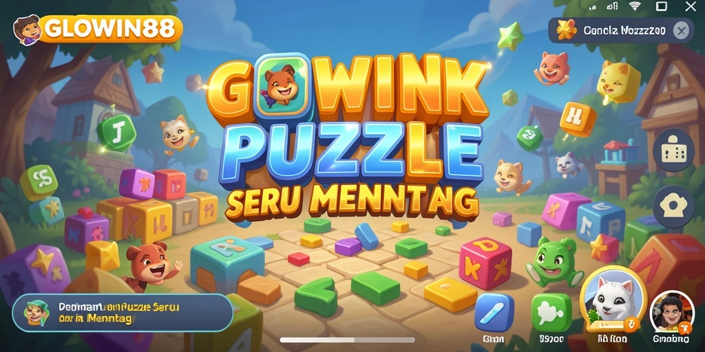 Screenshot GLOWIN88 menampilkan gameplay Puzzle yang menarik dan menantang.