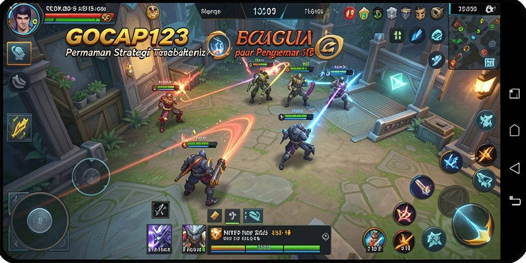Tampilan dinamis gameplay SLG GOCAP123 yang menarik.