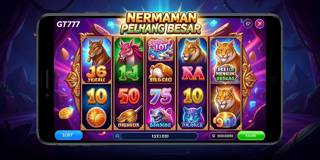 Screenshot gameplay Slot GT777 menampilkan visual menarik dan keseruan bermain.