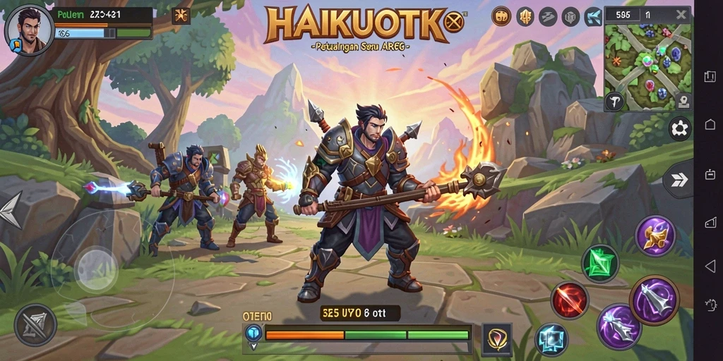 Gameplay HAIKUOTK yang menarik dalam dunia petualangan ARPG.