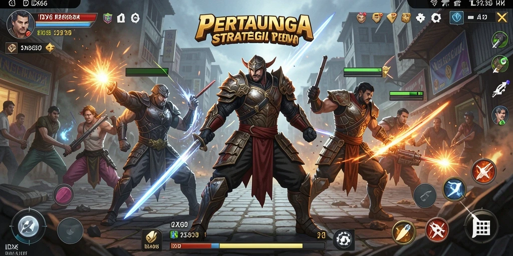 Tangkapan layar IDX66 menunjukkan aksi taktis dan strategi seru dalam gameplay.