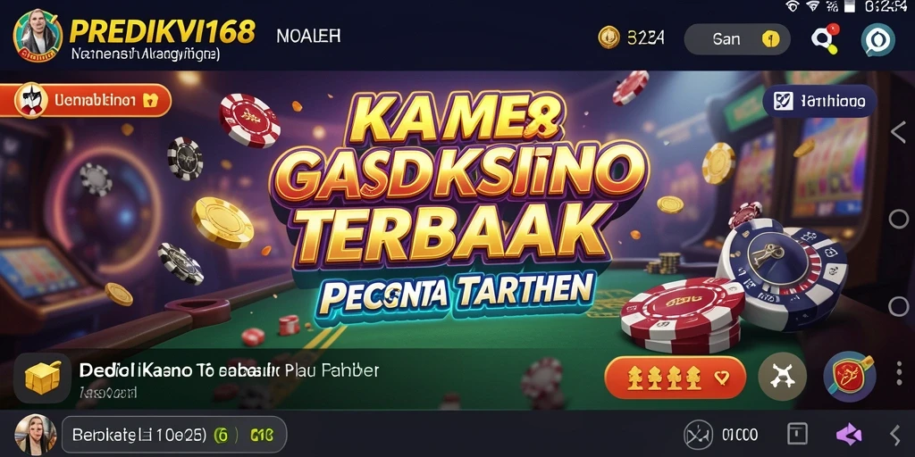 Tampilan gameplay seru PREDIKSI168 dengan berbagai pilihan permainan Kasino.