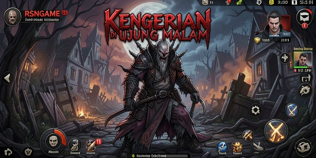 Gameplay RSNGAME yang menegangkan dan mencekam.