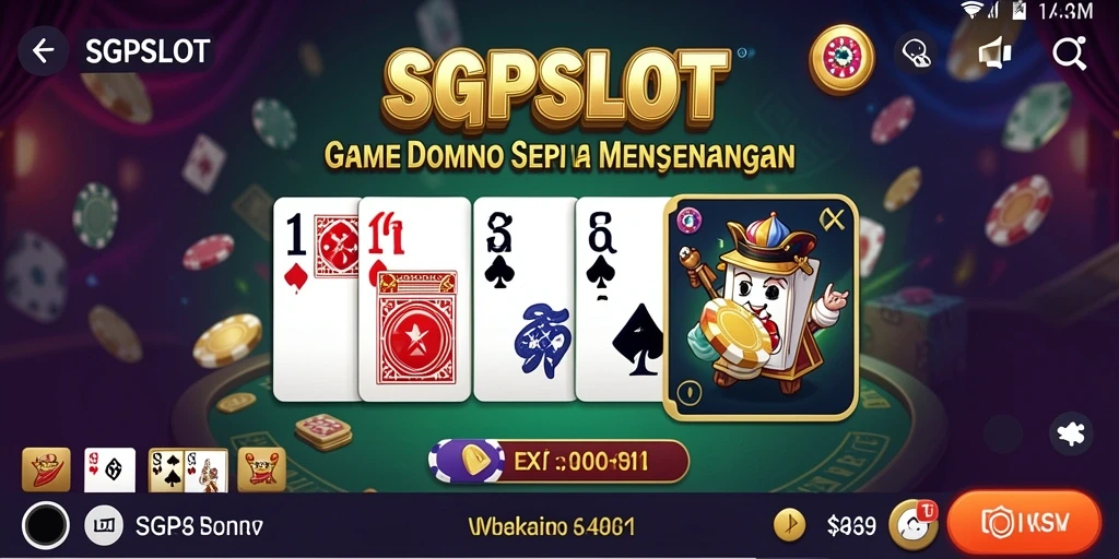 Gameplay seru SGPSLOT dengan grafis menarik dalam permainan Domino.