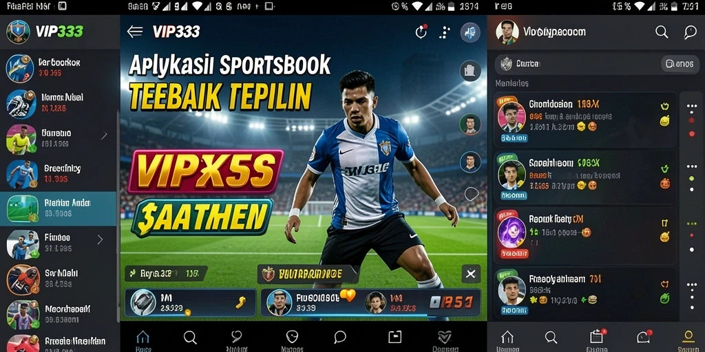 Tampilan utama gameplay Sportsbook di VIP333 yang penuh aksi.