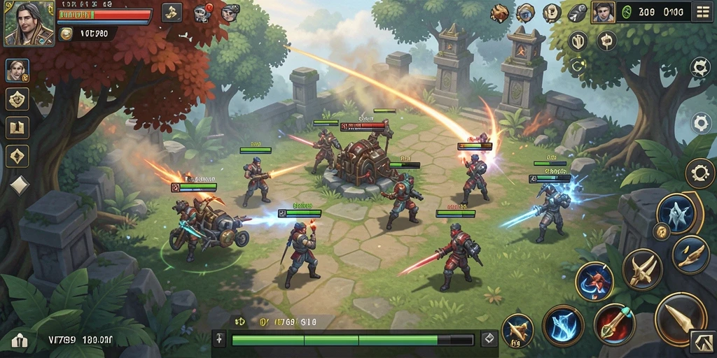 Screenshot VT789 menampilkan gameplay yang menarik dalam strategi SLG.